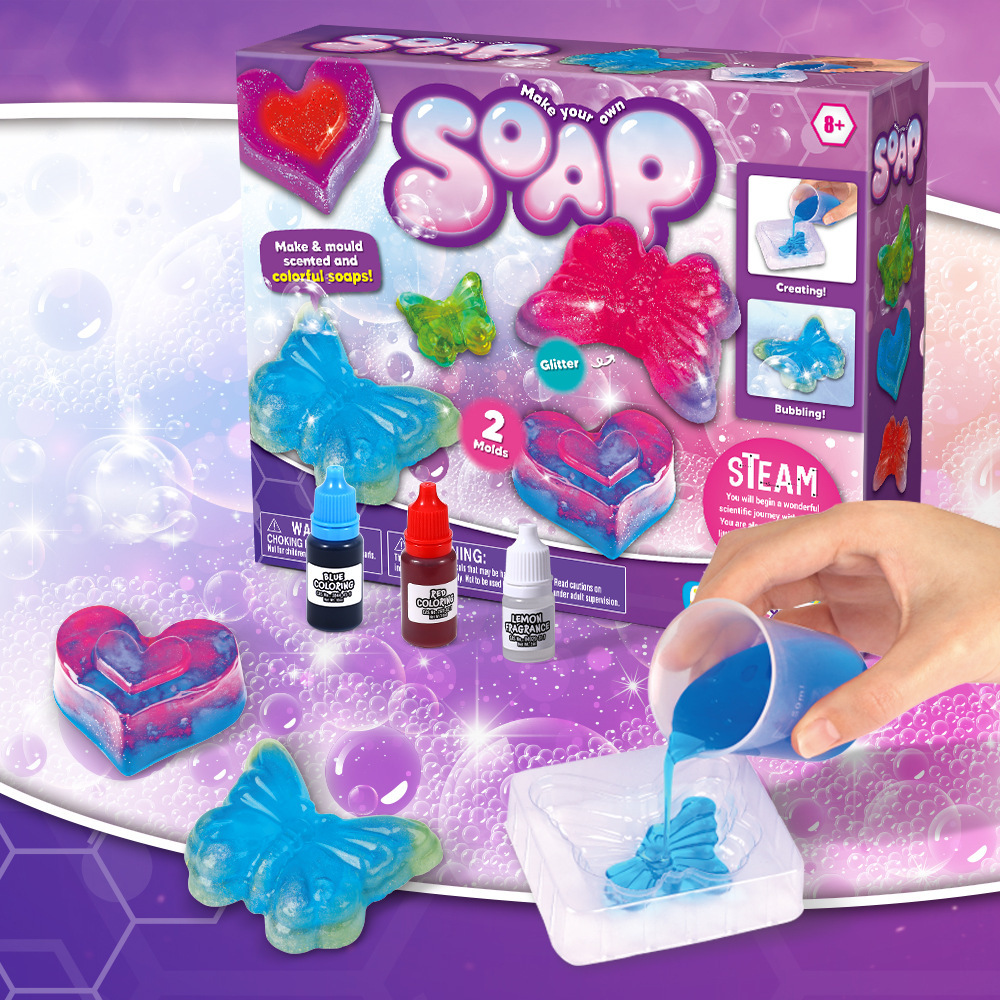 Science Kit - Zestaw do samodzielnego wytwarzania mydła, zestaw