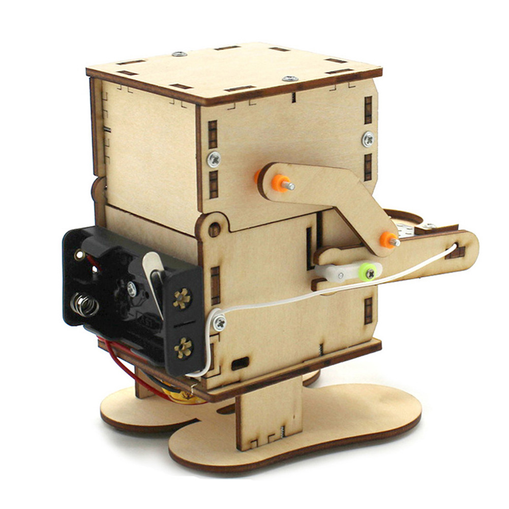 Drewniany Robot do Składania D – Science Robot recenzja i cena