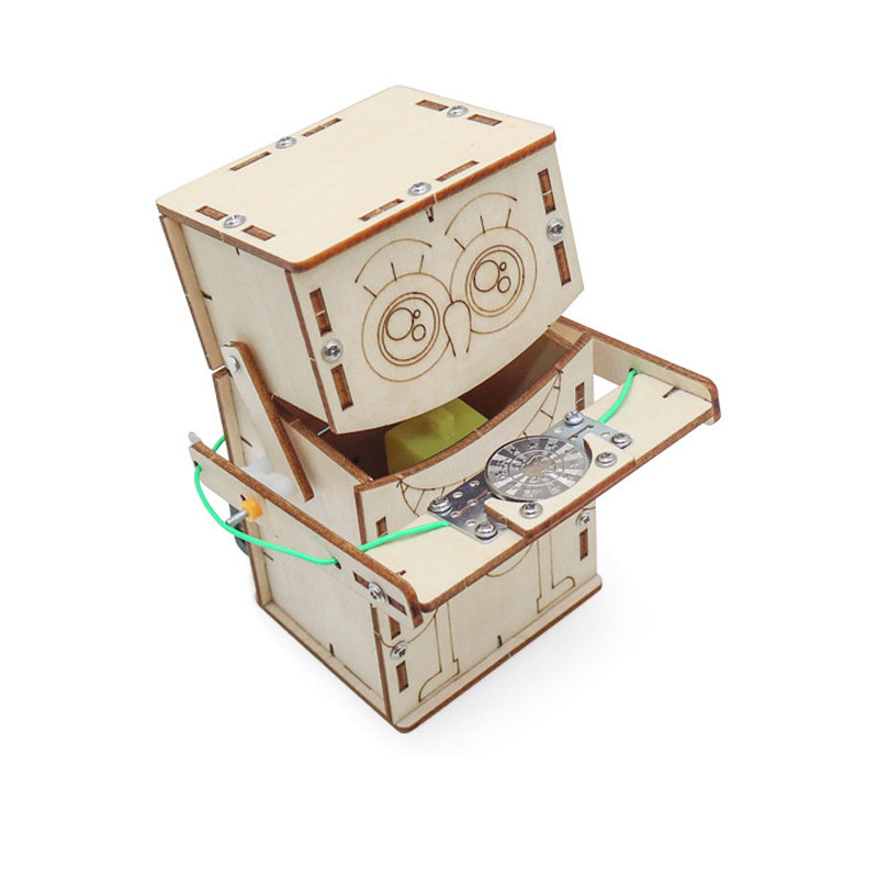 Drewniany elektryczny robot do – Science Robot recenzja i cena